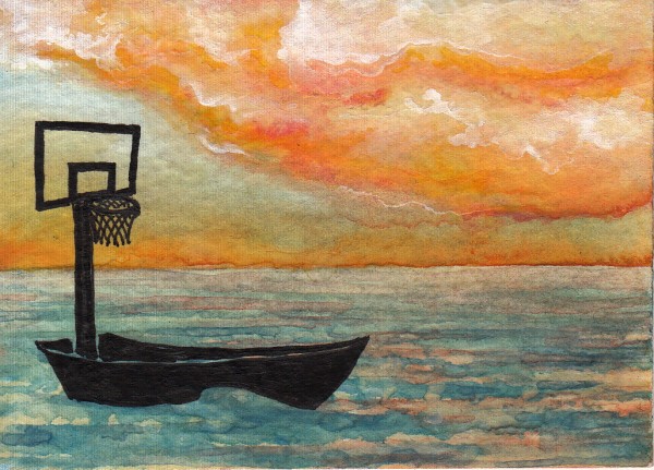 Life of Pi Series - Richard Parker played by a basketball hoop