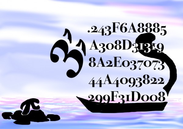 Life of Pi Series - Richard Parker played by the first 50 hexadecimal digits of Pi, Pi played by Pi