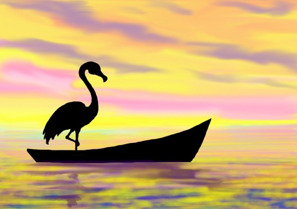 Life of Pi Series - Richard Parker played by a Flamingo