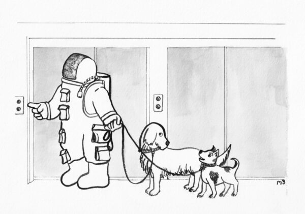 Astronaut-dog-walker-cartoon