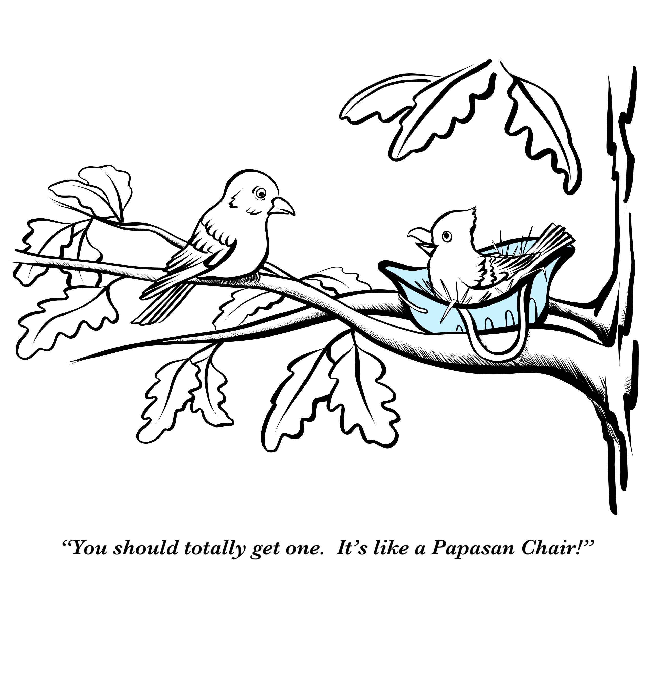 Birds-nesting-in-mask-cartoon